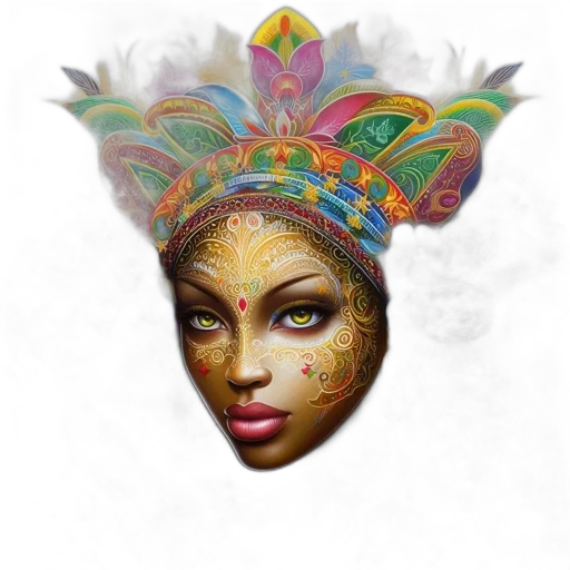 mask, crown, face, hat transparent PNG cut-out
