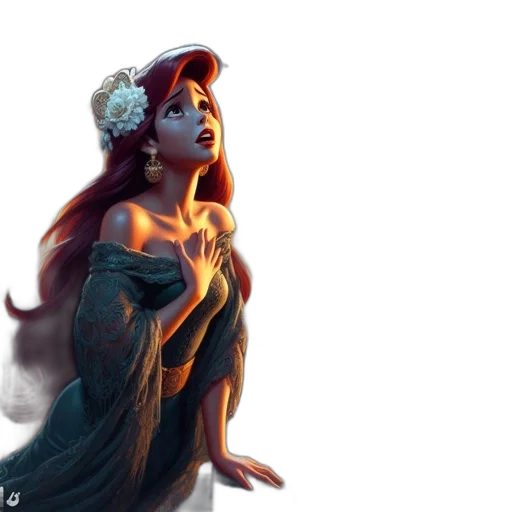 dress, crown, fantasy art, concept art transparent PNG cut-out