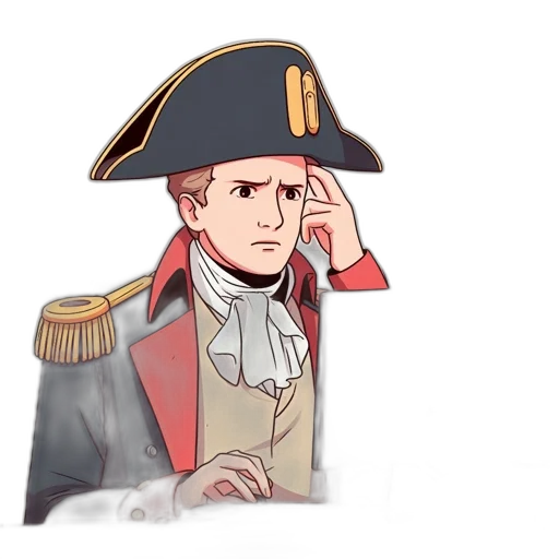 hat, face, staff, jacket transparent PNG cut-out
