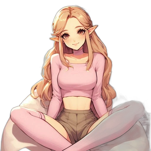 staff, dress, creature, pixel art transparent PNG cut-out