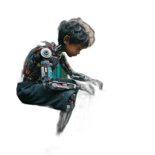 robot, weapon, jacket, creature transparent PNG cut-out