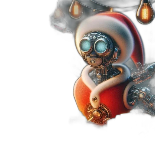 robot, concept art, 3d render, fantasy art transparent PNG cut-out