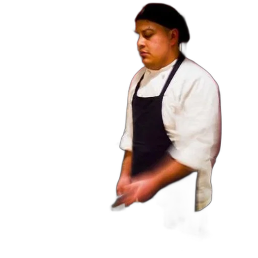 staff, food, face, hat transparent PNG cut-out