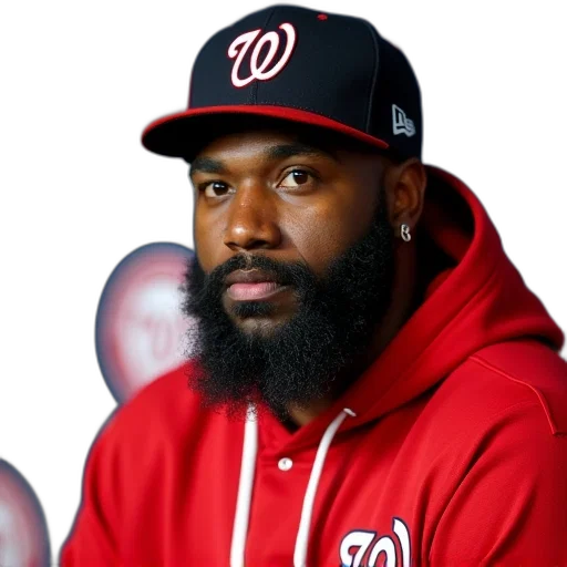 jacket, washington, nationals, outfielder transparent PNG cut-out