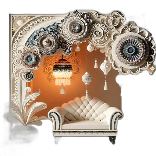 furniture, mask, jewelry, robot transparent PNG cut-out