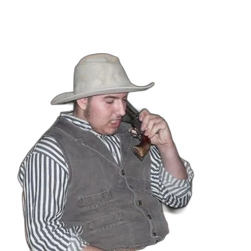 hat, jacket, staff, animal transparent PNG cut-out