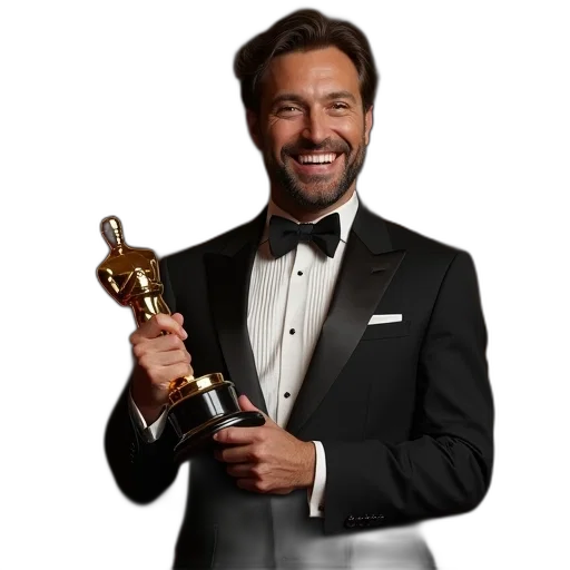 staff, crown, jacket, man transparent PNG cut-out