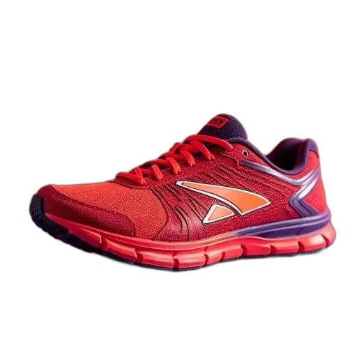 shoes, 3d render, photorealistic, red transparent PNG cut-out