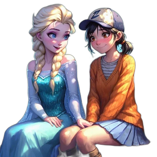 dress, crown, hat, fantasy art transparent PNG cut-out