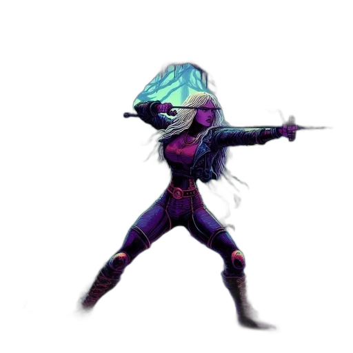 robot, weapon, staff, creature transparent PNG cut-out