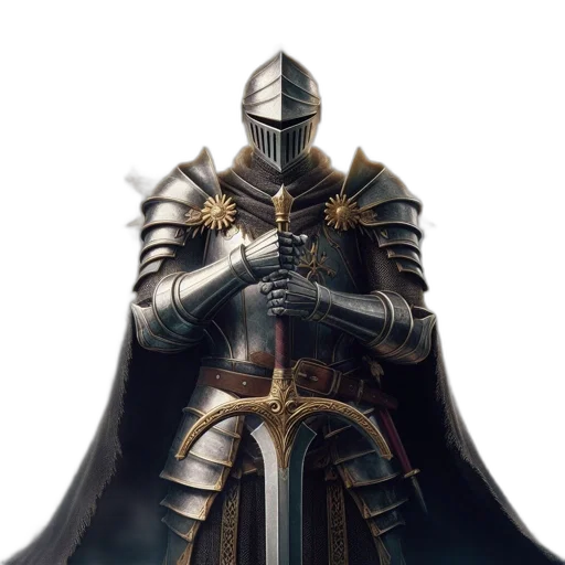 sword, weapon, staff, crown transparent PNG cut-out