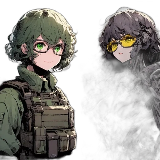 weapon, mask, jacket, face transparent PNG cut-out