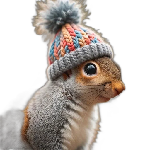 hat, animal, staff, creature transparent PNG cut-out