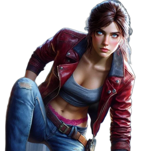 jacket, concept art, comic book art, fantasy art transparent PNG cut-out