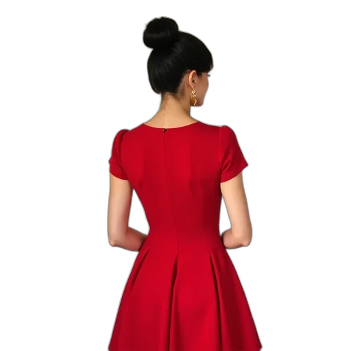 dress, jacket, staff, 3d render transparent PNG cut-out