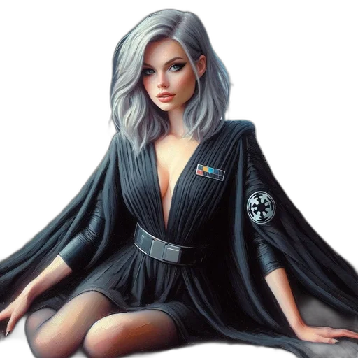 dress, jacket, fantasy art, photorealistic transparent PNG cut-out