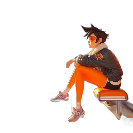 jacket, creature, concept art, 3d render transparent PNG cut-out