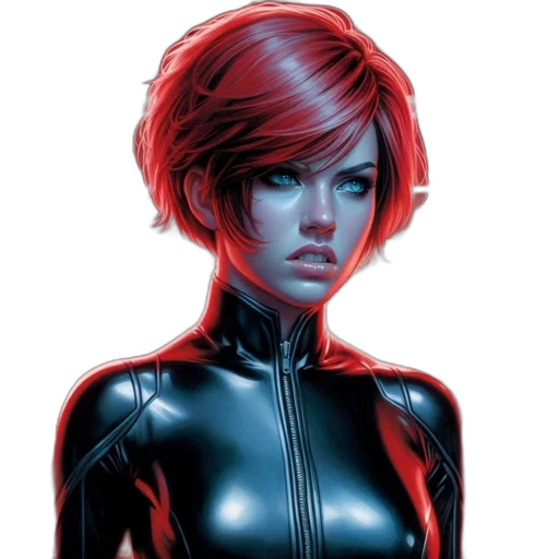 robot, jacket, comic book art, concept art transparent PNG cut-out