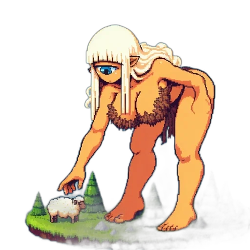 creature, animal, hair, weapon transparent PNG cut-out