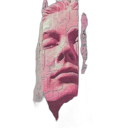 mask, face, creature, robot transparent PNG cut-out
