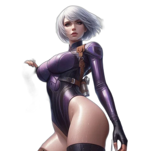 robot, dress, concept art, fantasy art transparent PNG cut-out