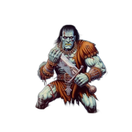 creature, fantasy art, concept art, comic book art transparent PNG cut-out