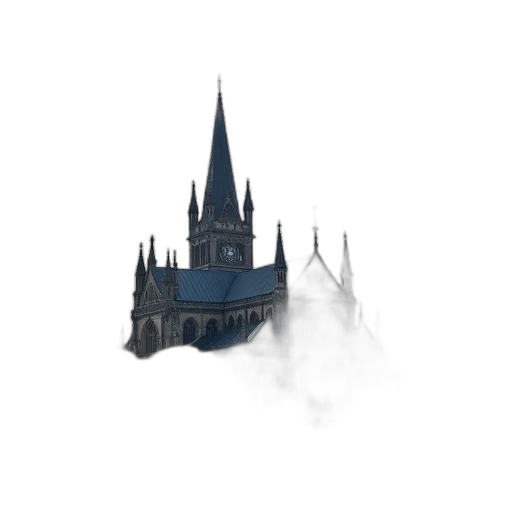 building, staff, concept art, fantasy art transparent PNG cut-out