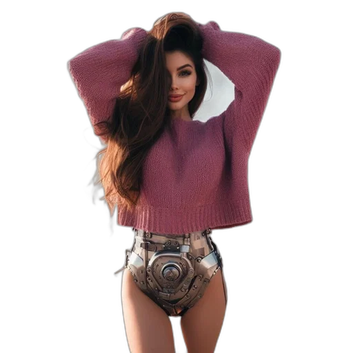 jacket, jewelry, hat, dress transparent PNG cut-out
