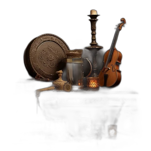 food, furniture, weapon, concept art transparent PNG cut-out