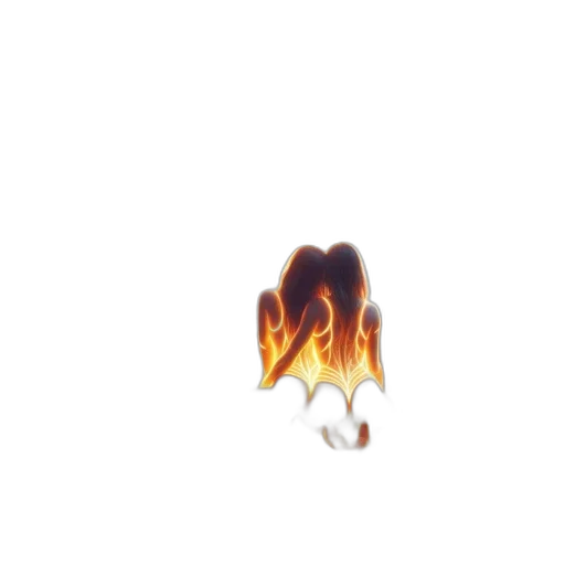 dragon, hair, creature, mask transparent PNG cut-out