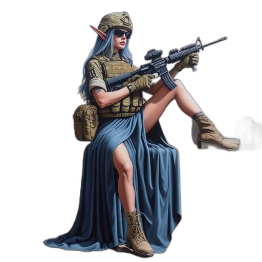 weapon, dress, staff, concept art transparent PNG cut-out