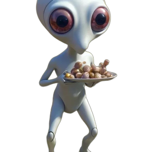 robot, food, creature, animal transparent PNG cut-out