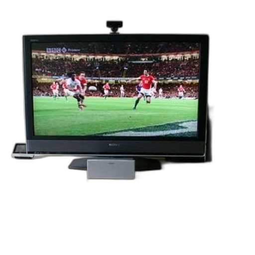 flat-screen, displaying, soccer, game transparent PNG cut-out