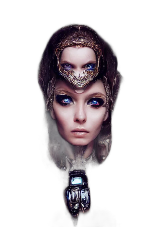 mask, robot, crown, jewelry transparent PNG cut-out
