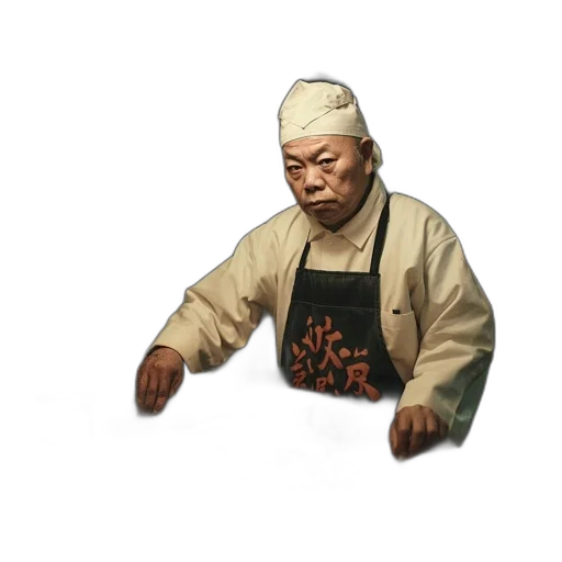 staff, food, face, jacket transparent PNG cut-out