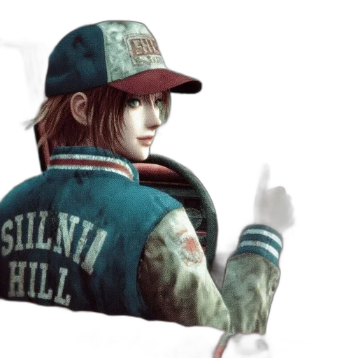 hat, jacket, concept art, photorealistic transparent PNG cut-out