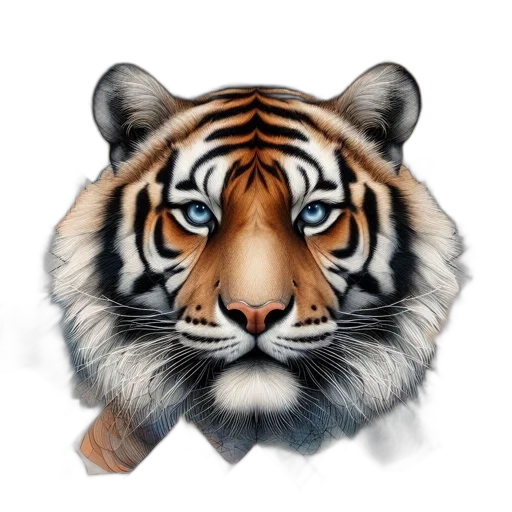 animal, photorealistic, fantasy art, watercolor transparent PNG cut-out
