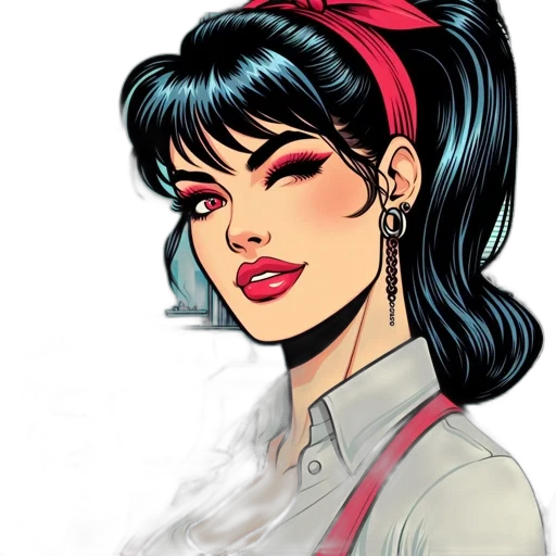 comic book art, cartoon, concept art, fantasy art transparent PNG cut-out