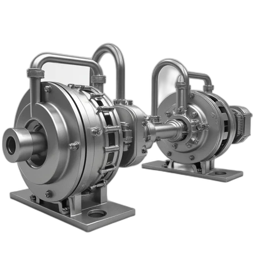 3d render, stainless, steel, horizontal transparent PNG cut-out
