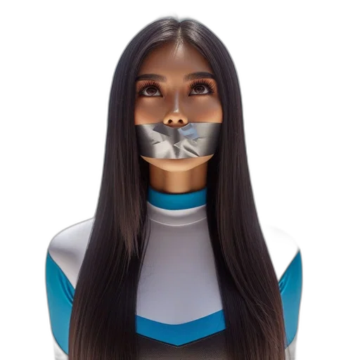 mask, robot, face, hair transparent PNG cut-out