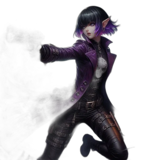 jacket, staff, concept art, fantasy art transparent PNG cut-out