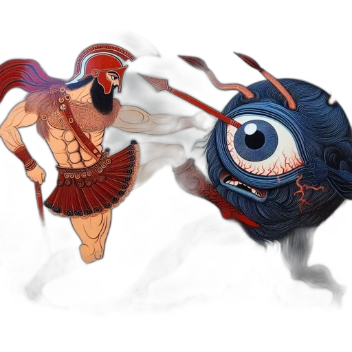 creature, mask, concept art, fantasy art transparent PNG cut-out
