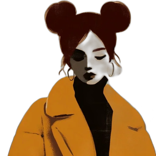 jacket, mask, face, creature transparent PNG cut-out