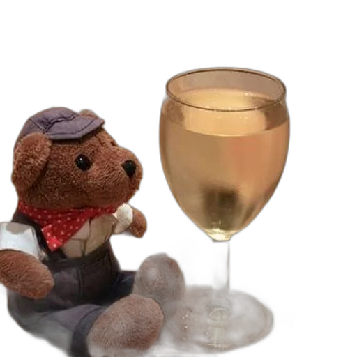 teddy, bear, dressed, red transparent PNG cut-out