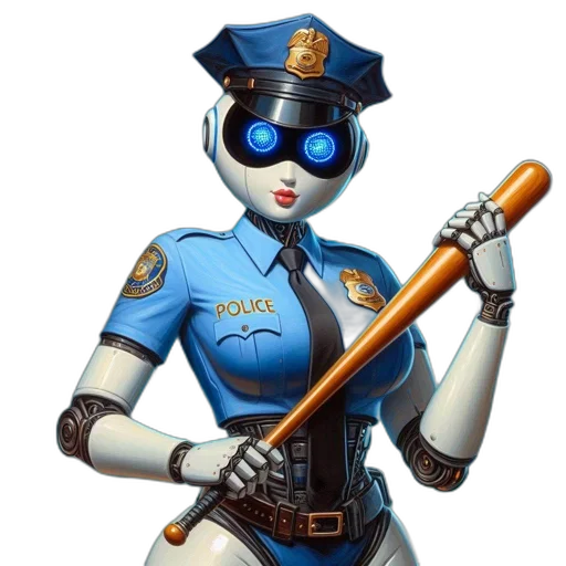 robot, staff, weapon, concept art transparent PNG cut-out