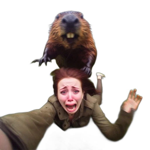 animal, creature, photorealistic, woman transparent PNG cut-out