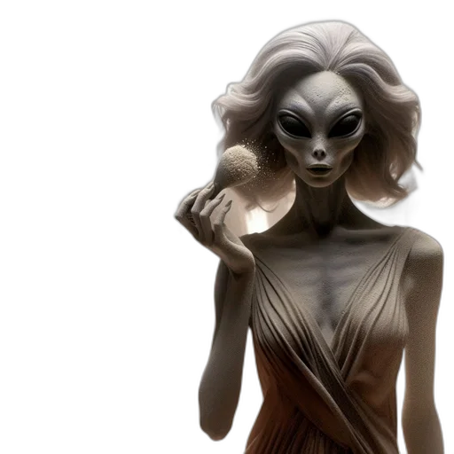concept art, 3d render, fantasy art, eerie transparent PNG cut-out