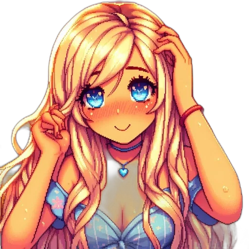 face, dress, staff, hair transparent PNG cut-out
