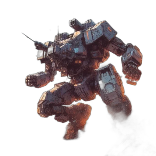 robot, weapon, creature, concept art transparent PNG cut-out