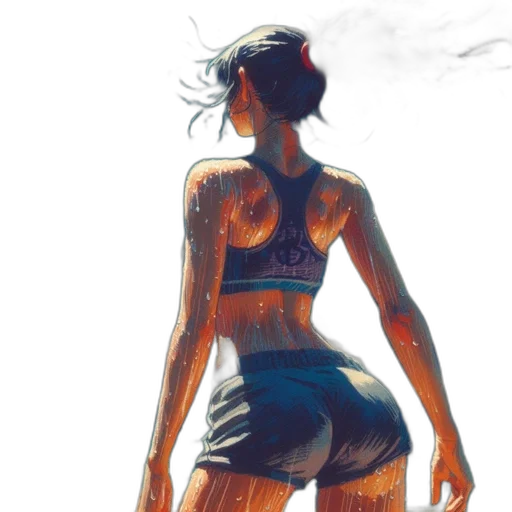dress, concept art, watercolor, fantasy art transparent PNG cut-out